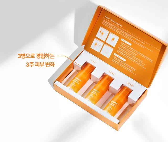 Despot Powder Ampoule C (Vitamin C Brightening Serum) (3 PCS)30ml Each