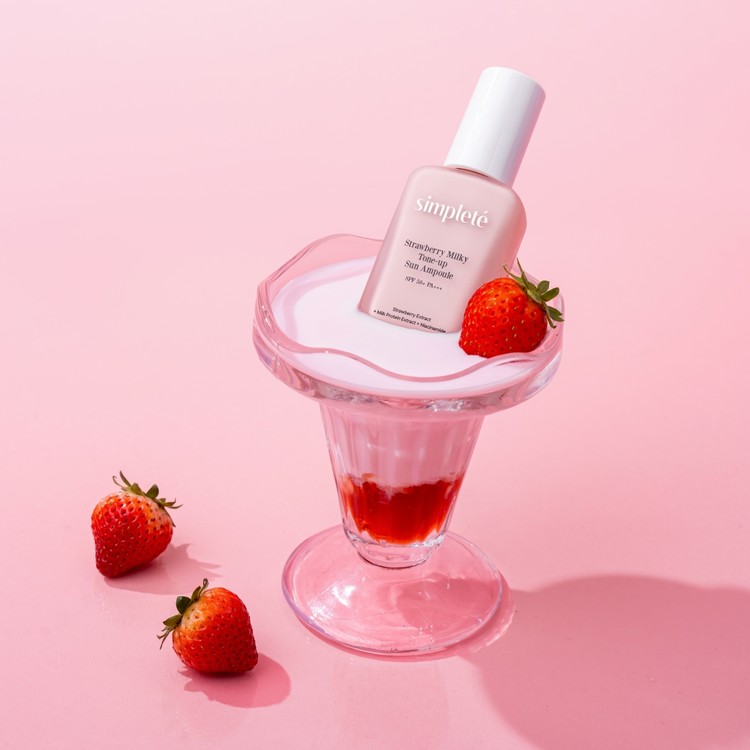 Strawberry Milky Tone-Up Sun Ampoule