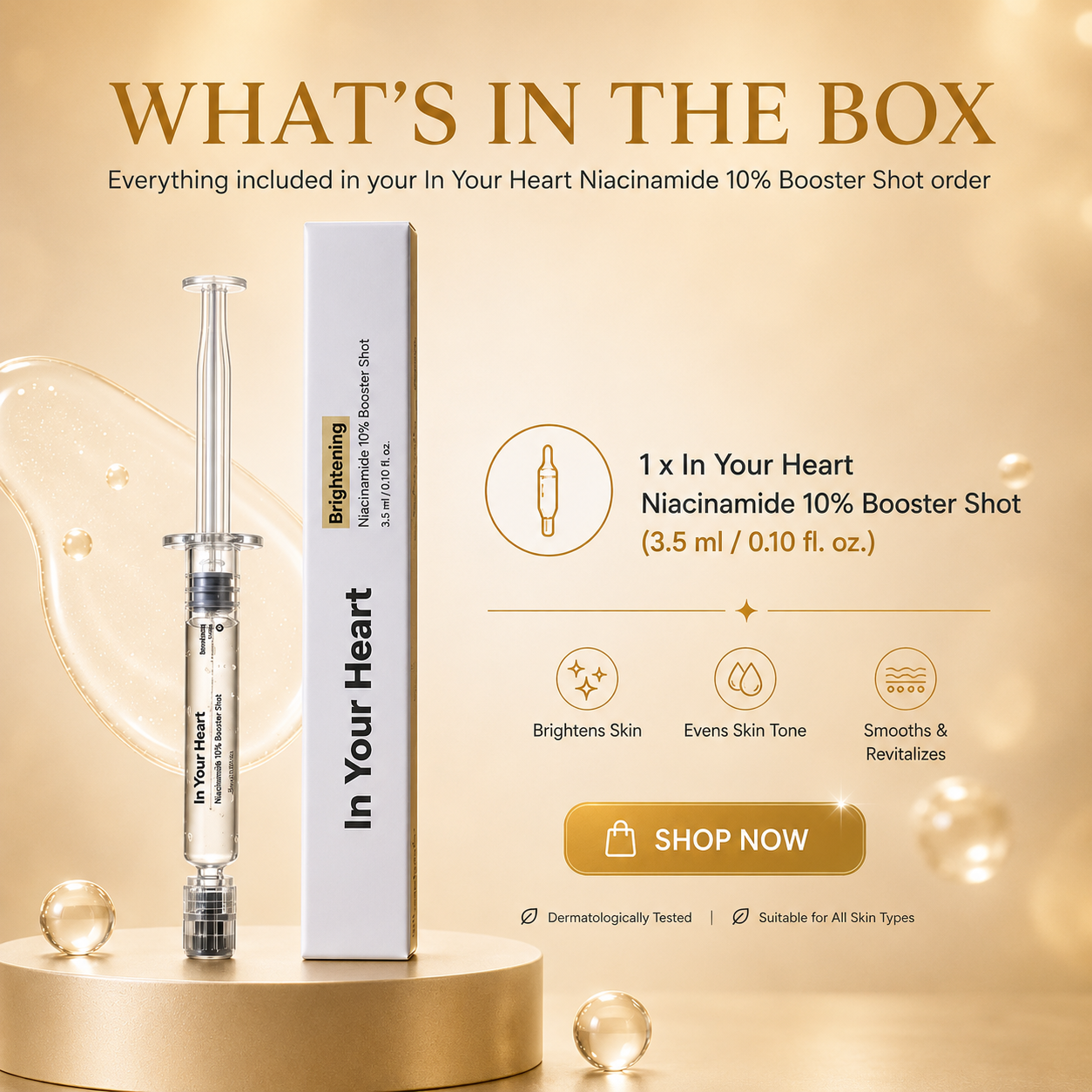 Brightening Booster Shot 3.5ml 1ea (Niacinamide 10%)