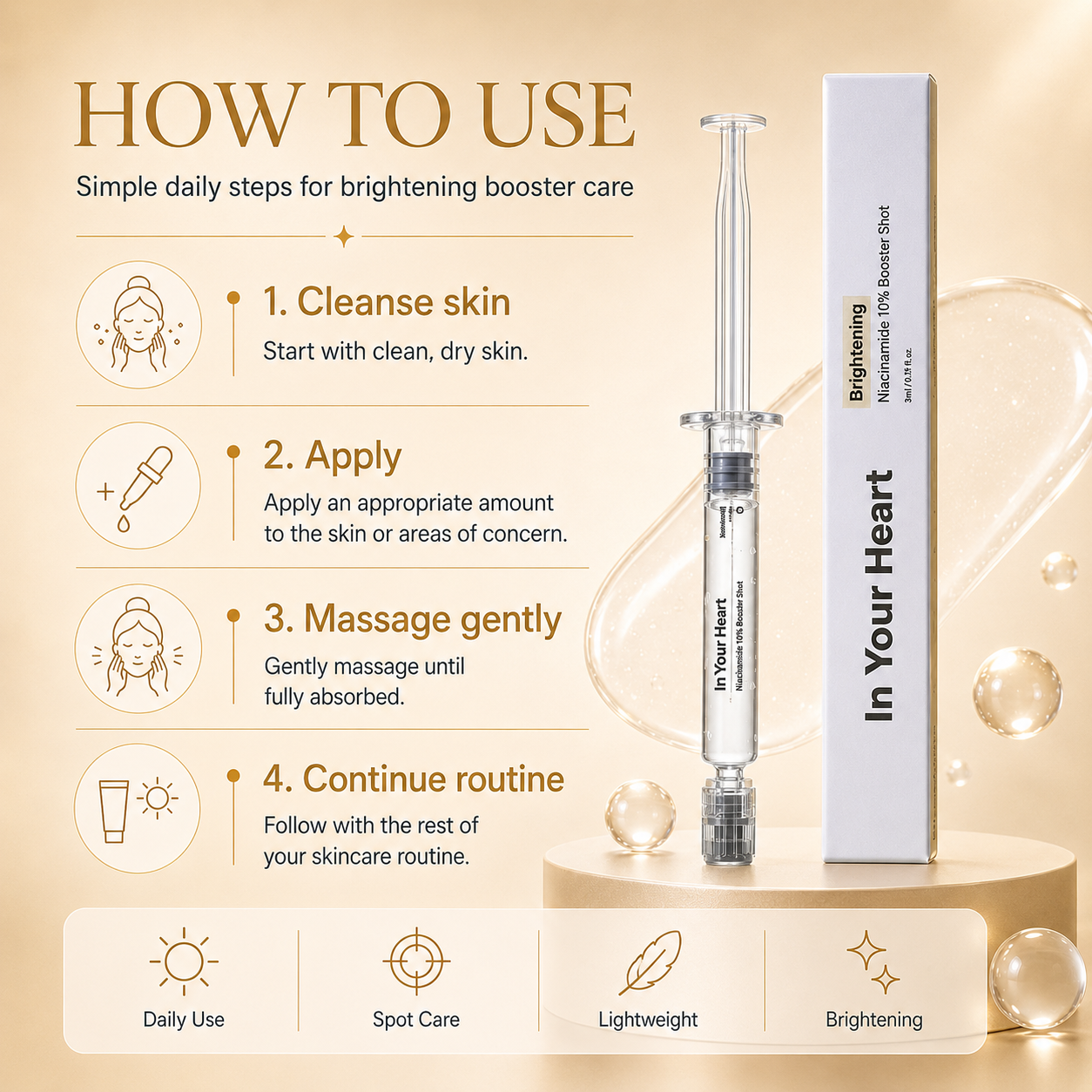 Brightening Booster Shot 3.5ml 1ea (Niacinamide 10%)