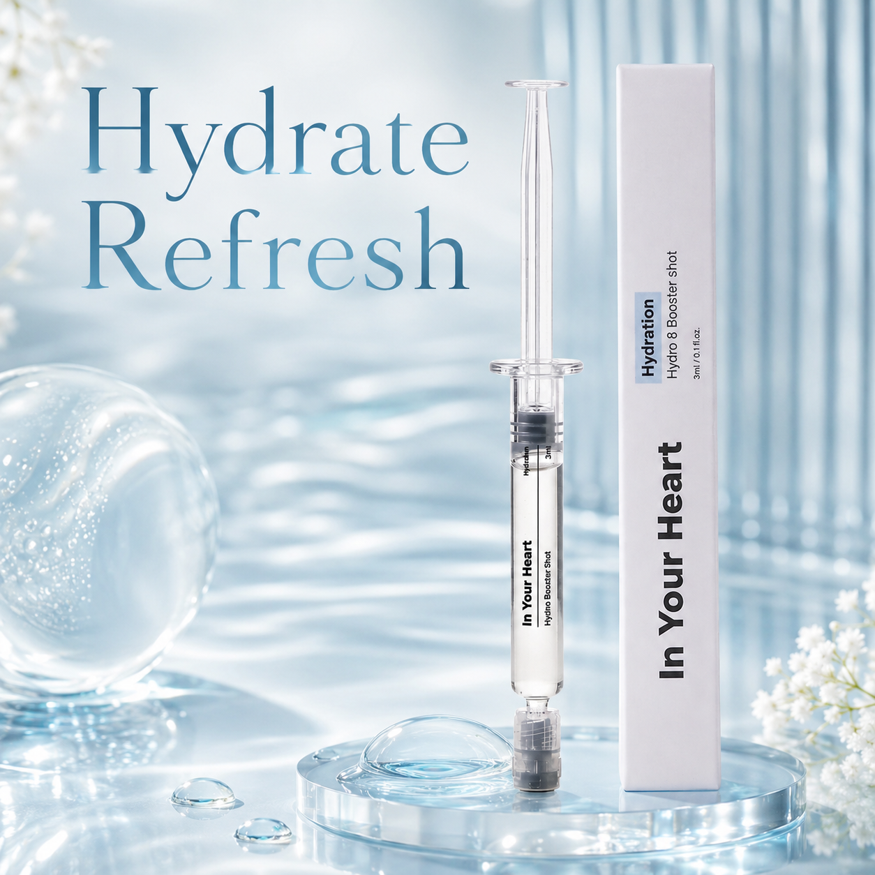 Hydro Booster Shot 3ml 1ea (8 Types Hyaluronic Acid)