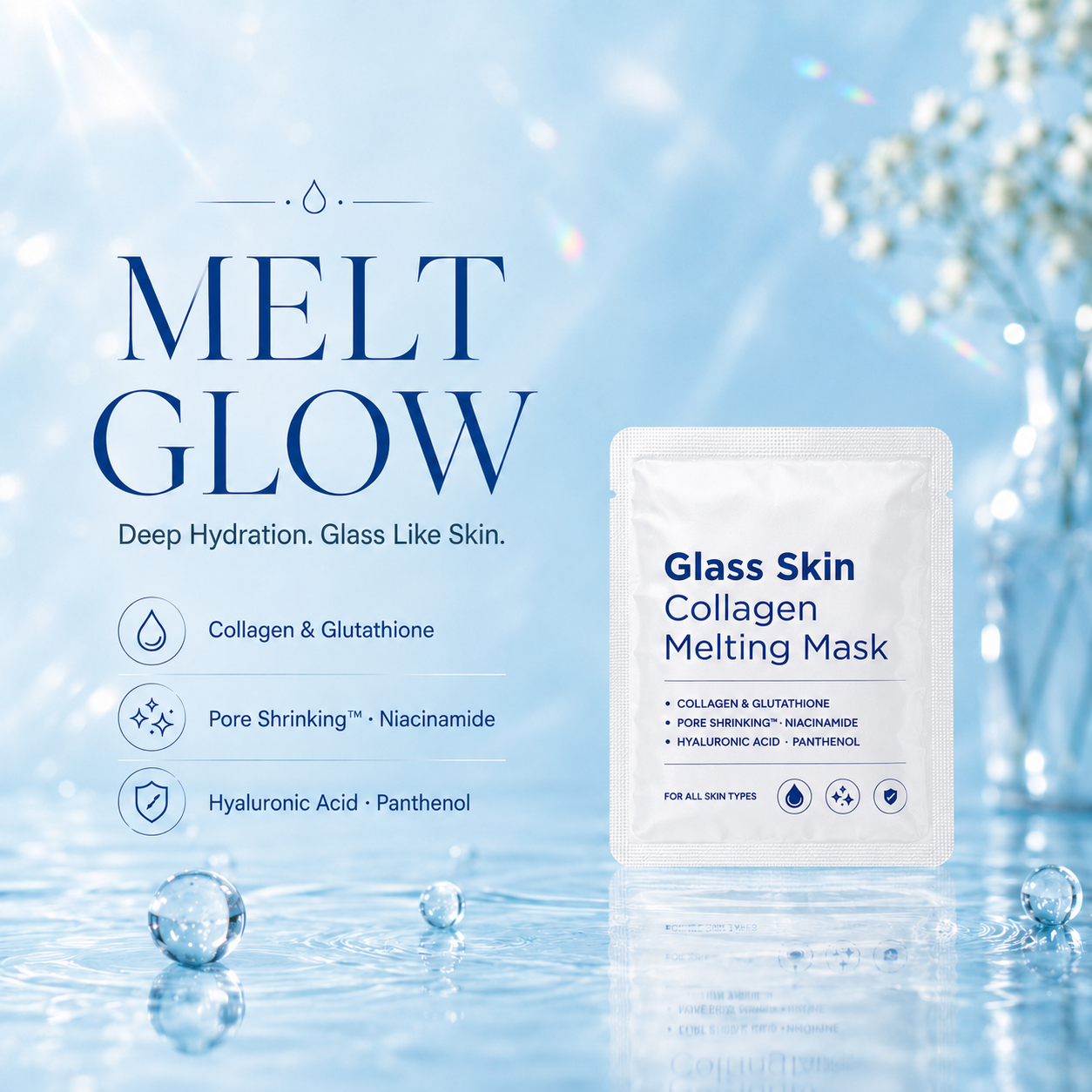 K - Glass Skin Collagen Melting Mask