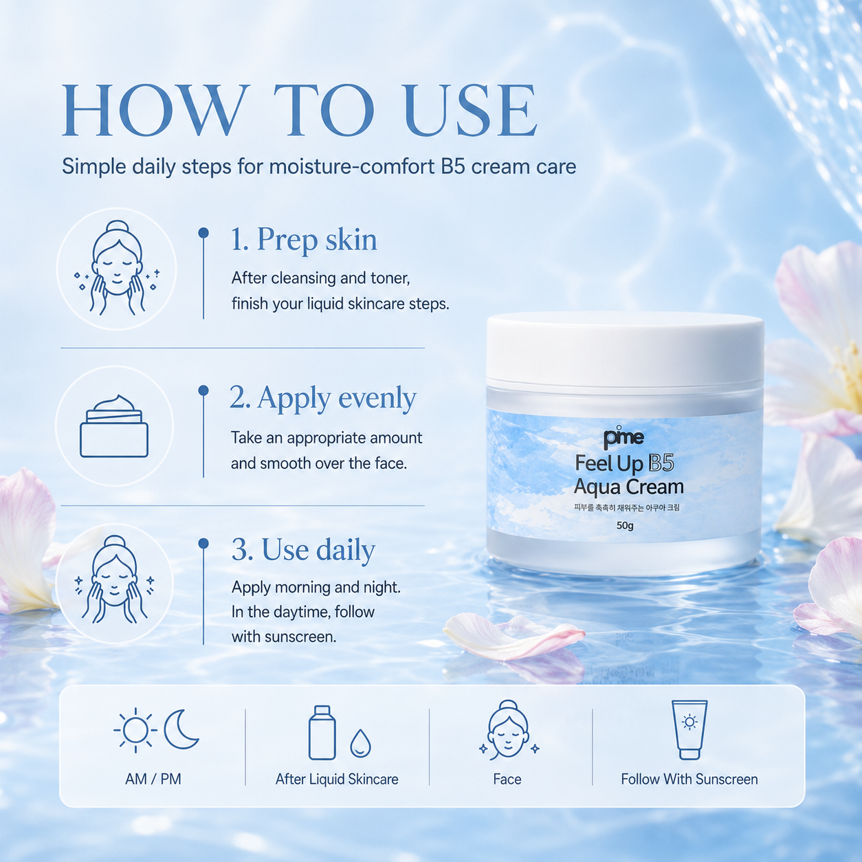 Pime Feelup B5 Aqua Cream