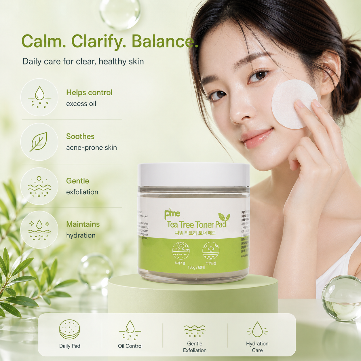 Pime Tea Tree Toner Pad