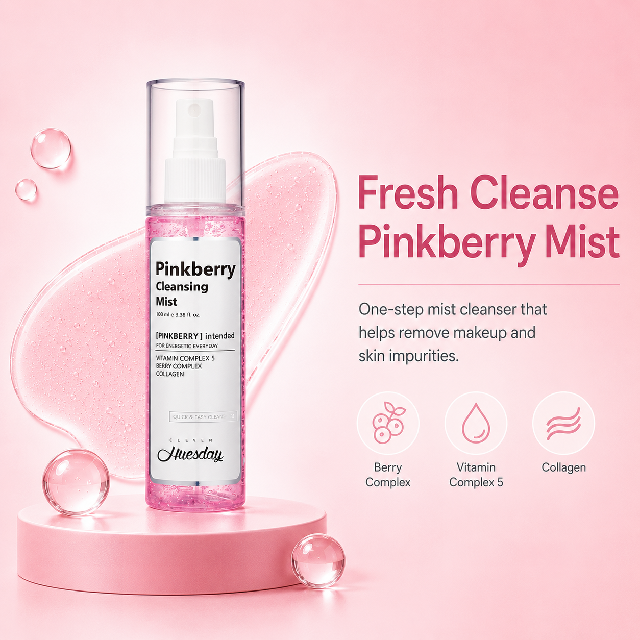 Pinkberry Cleansing Mist