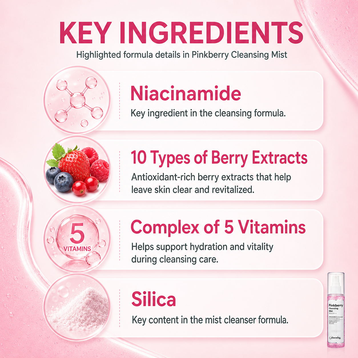Pinkberry Cleansing Mist