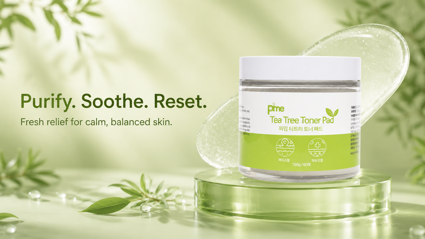 pime tea tree toner pad